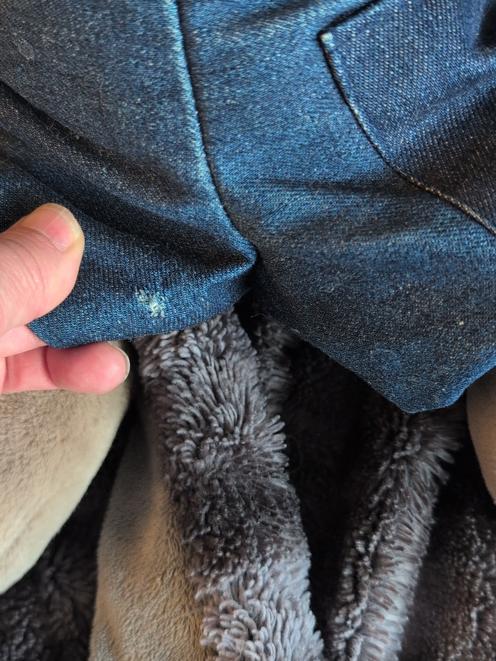 Vintage Ganz 1982 Wrinkles Moose Plush Hand Puppet Denim Overalls - Picture 7 of 15